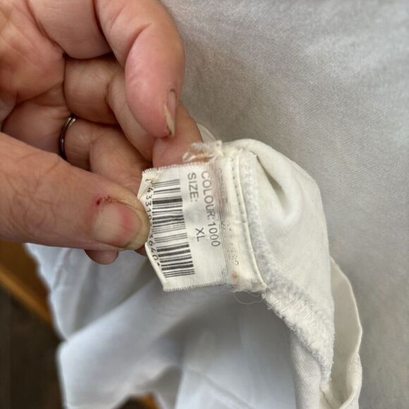 Desigual t shirt Men White XL Street Art Print Graffiti Viscose Colorful - Picture 8 of 12